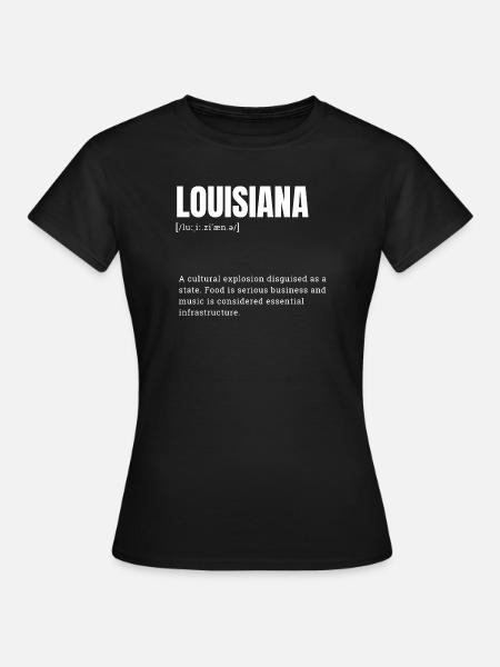 Louisiana Kulturexplosion Shirt - Frauen T-Shirt - Schwarz