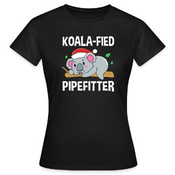 Schlosser Rohr Industrie - T-shirt Femme - noir - Devant - AI Model Female 172 dark (172cm)