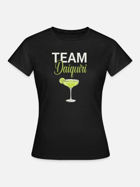 Junggesellinnenabschied Cocktail Team Daiquiri - Frauen T-Shirt - Schwarz