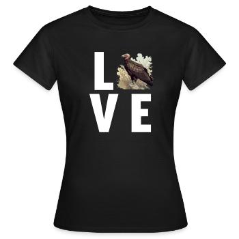 Vulture - Women's T-Shirt - black - Front - AI Model Female 172 dark (172cm)