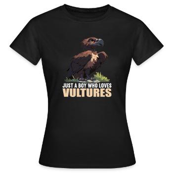 Vulture - Women's T-Shirt - black - Front - AI Model Female 172 dark (172cm)