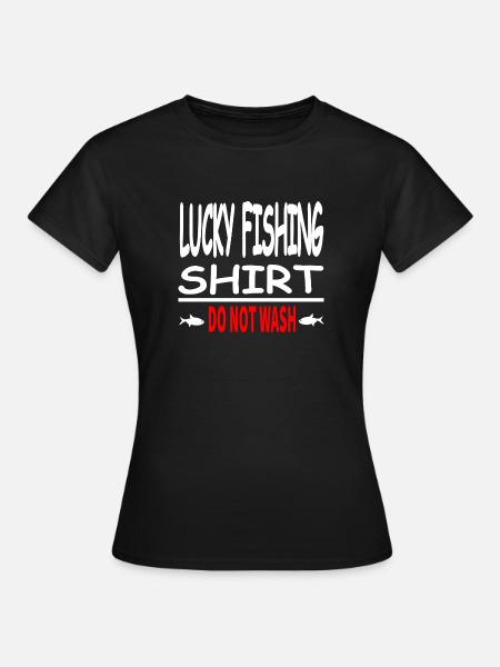 Angeln - Frauen T-Shirt - Schwarz