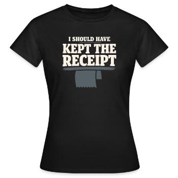 Indépendant indépendant Steuerhumor 1099 Life - T-shirt Femme - noir - Devant - AI Model Female 172 dark (172cm)