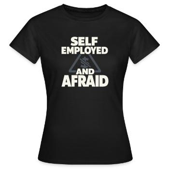 Indépendant indépendant Steuerhumor 1099 Life - T-shirt Femme - noir - Devant - AI Model Female 172 dark (172cm)