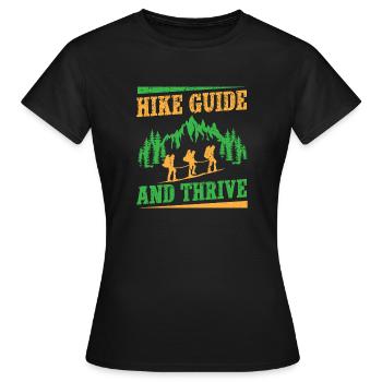 Girl Scout Leader Hike Guide & Thrive Scout - Frauen T-Shirt - Schwarz - Vorne - AI Model Female 172 dark (172cm)