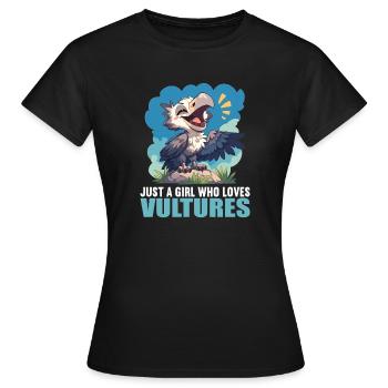 Vulture - Women's T-Shirt - black - Front - AI Model Female 172 dark (172cm)