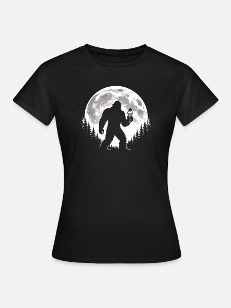 Bigfoot Eiscreme - Frauen T-Shirt - Schwarz