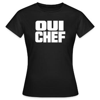 Qui Chef - T-shirt Femme - noir - Devant - AI Model Female 172 dark (172cm)