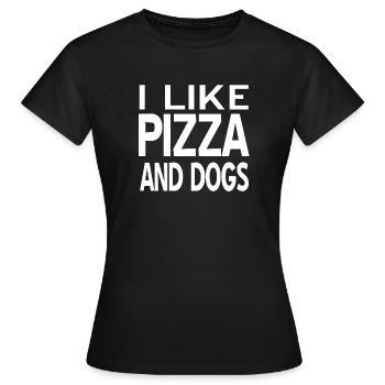 canine - Women's T-Shirt - black - Front - AI Model Female 172 dark (172cm)
