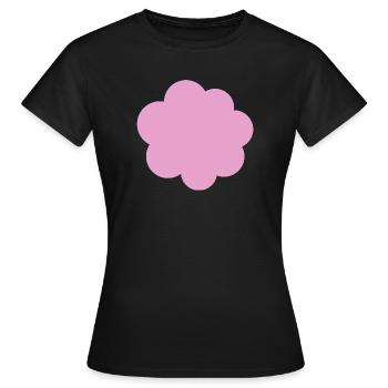 Queue de lapin - T-shirt Femme - noir - Devant - AI Model Female 172 dark (172cm)