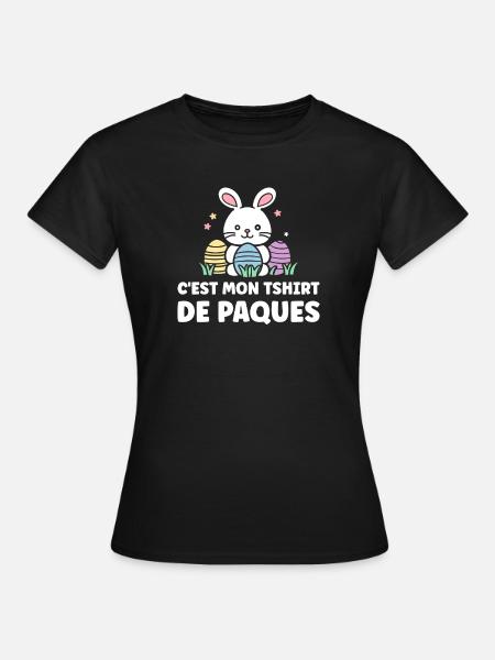 HUMOUR-OSTERN - Frauen T-Shirt - Schwarz