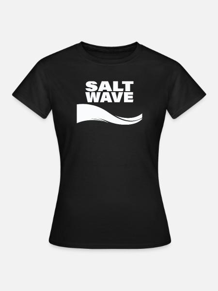 SALT WAVE - Frauen T-Shirt - Schwarz