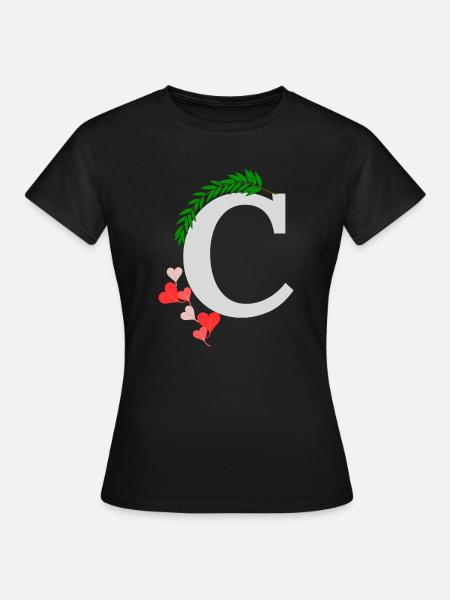 C - Frauen T-Shirt - Schwarz
