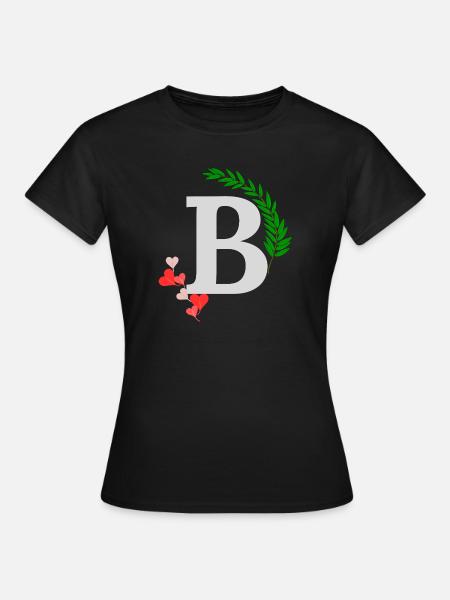 B - Frauen T-Shirt - Schwarz