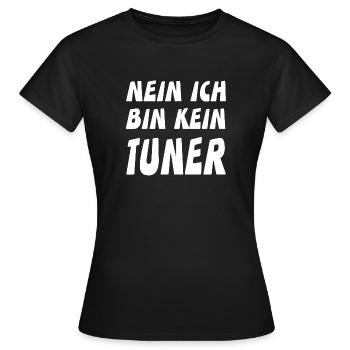 Tuner - Frauen T-Shirt - Schwarz - Vorne - AI Model Female 172 dark (172cm)