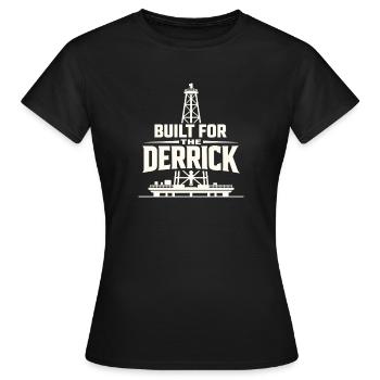 Offshore-bohrer-rig-bohrer Bohrboden Offshore - Frauen T-Shirt - Schwarz - Vorne - AI Model Female 172 dark (172cm)