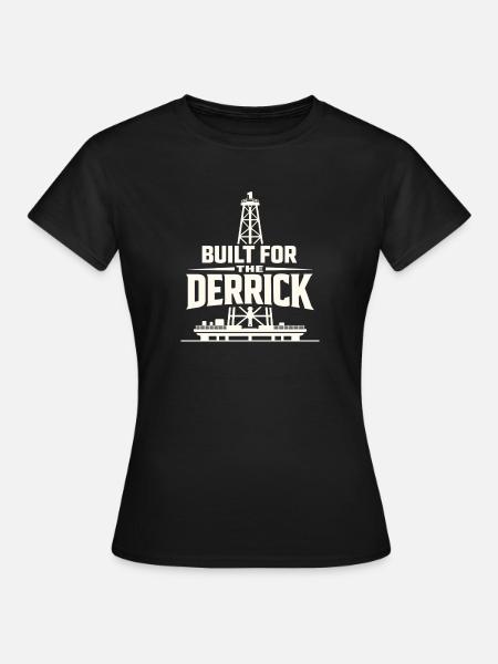 Offshore-bohrer-rig-bohrer Bohrboden Offshore - Frauen T-Shirt - Schwarz