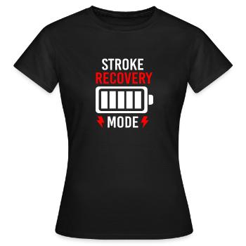 Stroke Stroke - Women's T-Shirt - black - Front - AI Model Female 172 dark (172cm)