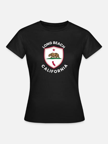 Long Beach, Kalifornien - Frauen T-Shirt - Schwarz