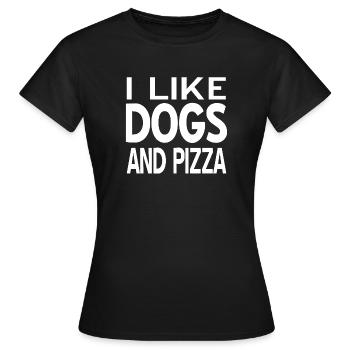 canine - Women's T-Shirt - black - Front - AI Model Female 172 dark (172cm)
