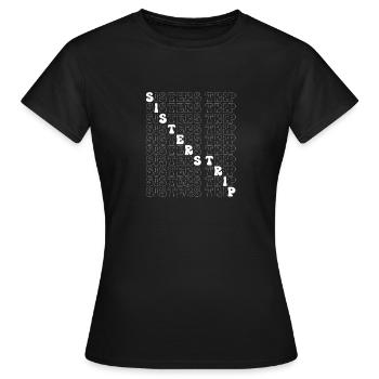 Croisière en bateau de croisière - T-shirt Femme - noir - Devant - AI Model Female 172 dark (172cm)
