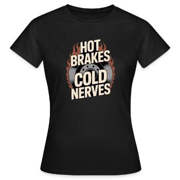 Autocross de piste de la Journée de la Piste Poussière de Frein HPDE - T-shirt Femme - noir - Devant - AI Model Female 172 dark (172cm)