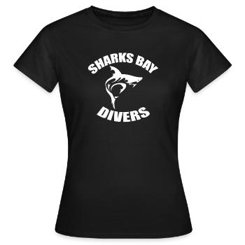 SHARKS BAY DIVERS - T-shirt Femme - noir - Devant - AI Model Female 172 dark (172cm)