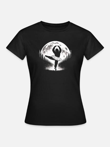 Bigfoot Ballerina - Frauen T-Shirt - Schwarz