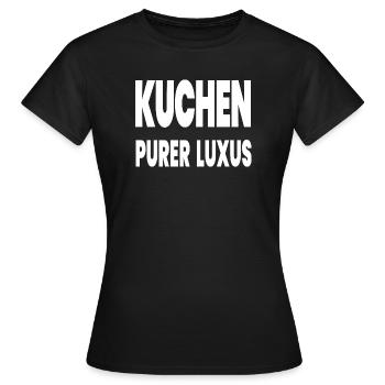 Gâteau - T-shirt Femme - noir - Devant - AI Model Female 172 dark (172cm)