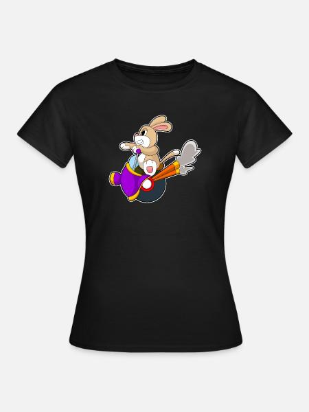 Hund Motorrad - Frauen T-Shirt - Schwarz