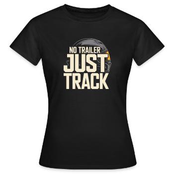 Autocross de piste de la Journée de la Piste Poussière de Frein HPDE - T-shirt Femme - noir - Devant - AI Model Female 172 dark (172cm)