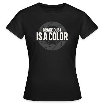 Autocross de piste de la Journée de la Piste Poussière de Frein HPDE - T-shirt Femme - noir - Devant - AI Model Female 172 dark (172cm)