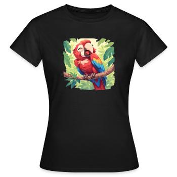 Aras Ara - Frauen T-Shirt - Schwarz - Vorne - AI Model Female 172 dark (172cm)