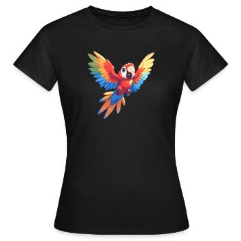 Aras Ara - Frauen T-Shirt - Schwarz - Vorne - AI Model Female 172 dark (172cm)