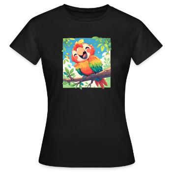Aras Ara - Frauen T-Shirt - Schwarz - Vorne - AI Model Female 172 dark (172cm)