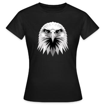 Eagle Bald Eagle Golden Eagle White-tailed Eagle - Women's T-Shirt - black - Front - AI Model Female 172 dark (172cm)