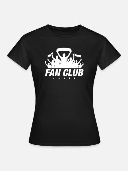 Fan Club Silhouette - Frauen T-Shirt - Schwarz