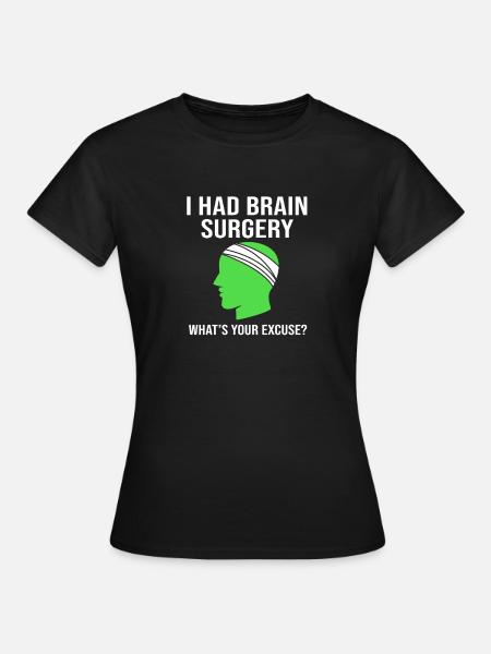 Schädel-Hirn-Trauma Schädelhirntrauma Autounfall - Frauen T-Shirt - Schwarz