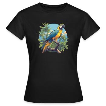Aras Ara - Frauen T-Shirt - Schwarz - Vorne - AI Model Female 172 dark (172cm)