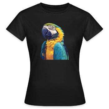 Aras Ara - Frauen T-Shirt - Schwarz - Vorne - AI Model Female 172 dark (172cm)
