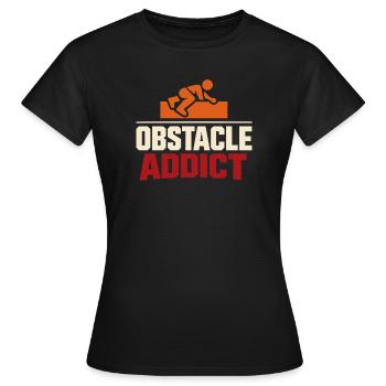 Obstacle Course Racer Obstacle Course Ocr - Women's T-Shirt - black - Front - AI Model Female 172 dark (172cm)