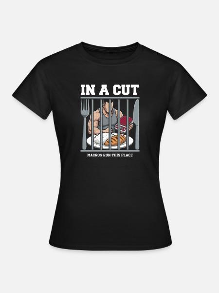 Schnittsaison Bei Reduziertem Kaloriendefizit - Frauen T-Shirt - Schwarz