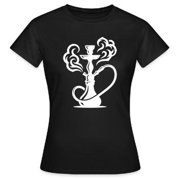 Shisha - Frauen T-Shirt - Schwarz - Vorne - AI Model Female 172 dark (172cm)