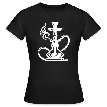 Shisha Narguiléa - T-shirt Femme - noir - Devant - AI Model Female 172 dark (172cm)