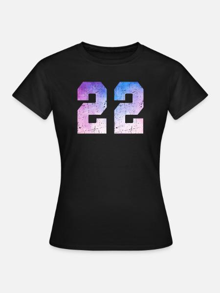 Ausgabe 22 – 22. Jubiläumsgeschenk - Frauen T-Shirt - Schwarz