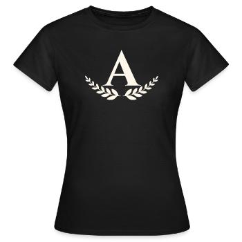 A - T-shirt Femme - noir - Devant - AI Model Female 172 dark (172cm)