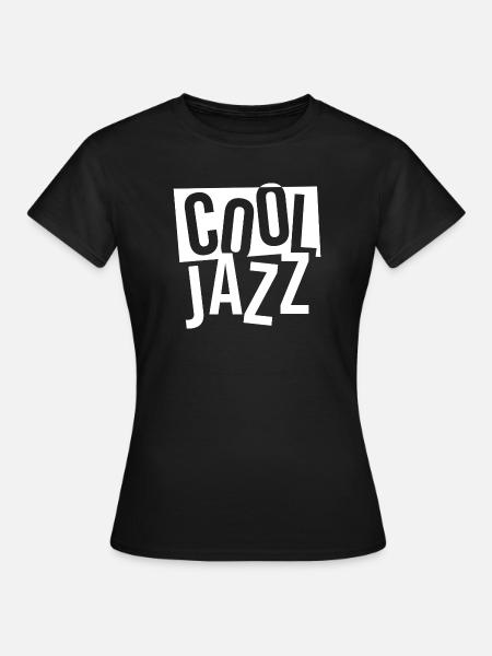 Bold Jazz Typografie-Stapel - Frauen T-Shirt - Schwarz