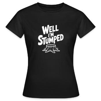 Nun, ich bin ratlos - Frauen T-Shirt - Schwarz - Vorne - AI Model Female 172 dark (172cm)