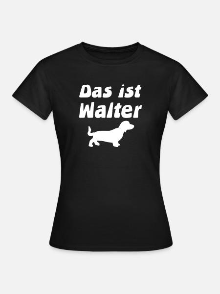 Dackel - Frauen T-Shirt - Schwarz
