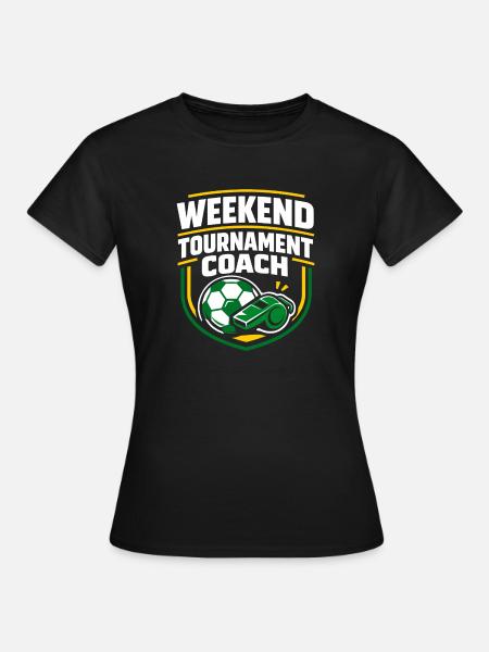 Fußballtraining Jugend-sport-trainer - Frauen T-Shirt - Schwarz